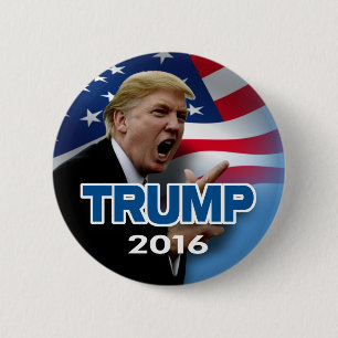 Donald Trump 2016 6 Cm Round Badge