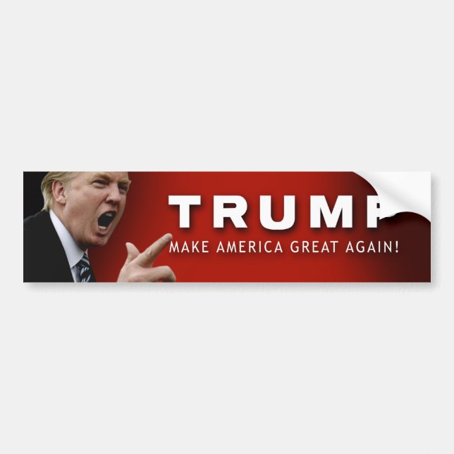 Donald Trump 2016 Bumper Sticker (Front)