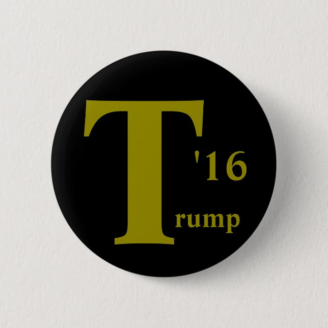 Donald Trump 2016 button (Front)