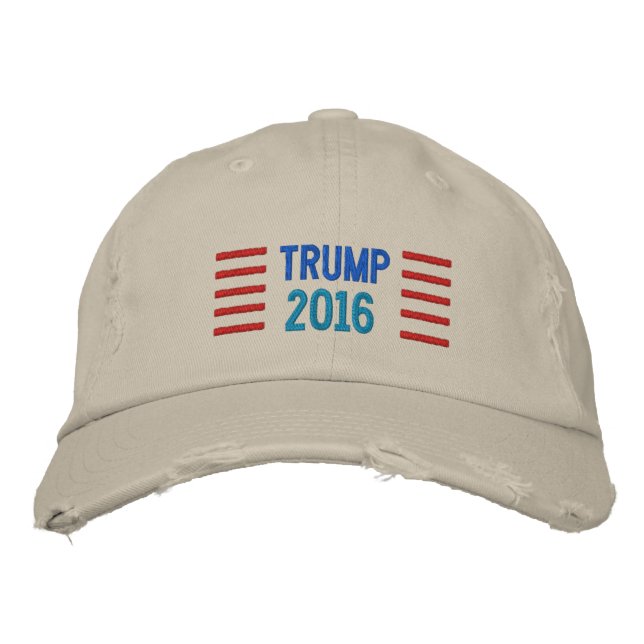 Donald Trump 2016 Embroidered Embroidered Hat (Front)