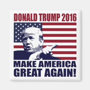 Donald Trump 2016 For President Magnet