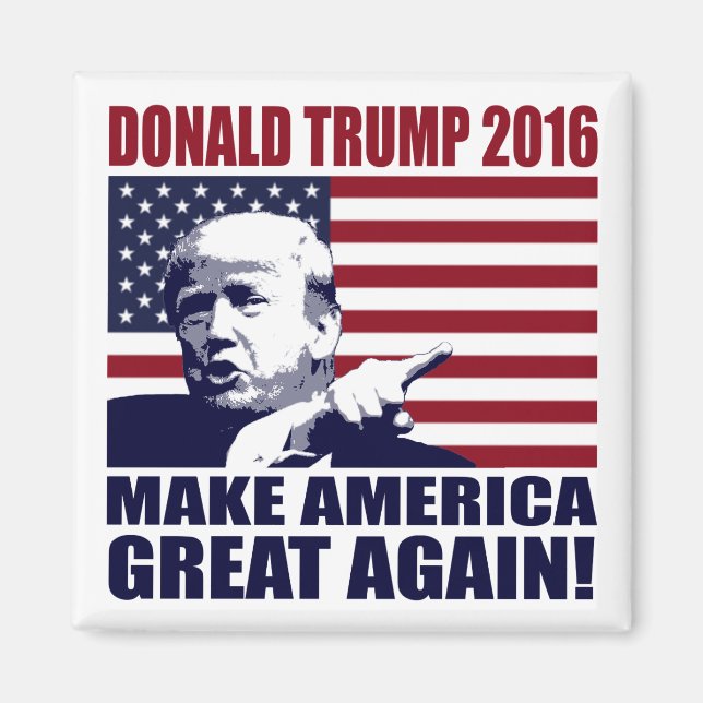 Donald Trump 2016 For President Magnet (Front)