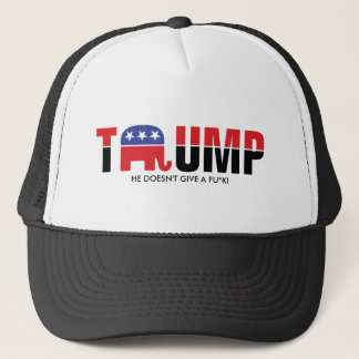 Donald Trump 2016 - He doesn't give a fu*k Trucker Hat