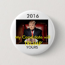 Donald Trump 2016 Pinback Button