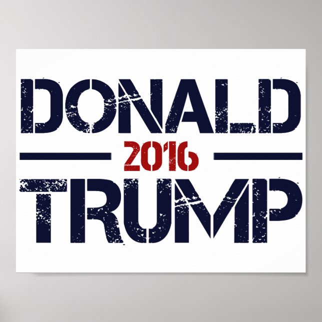 Donald Trump 2016 Poster (Front)
