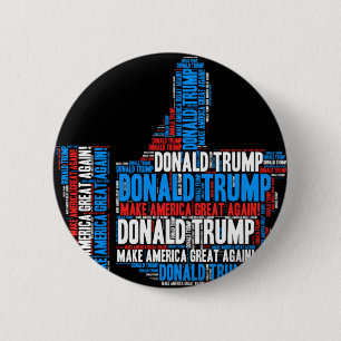 Donald Trump 2016 Presidential Candidate 6 Cm Round Badge