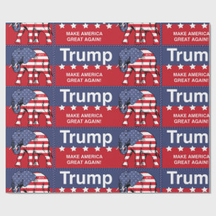 donald trump 2016 republican wrapping paper