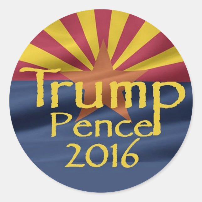 Donald TRUMP 2016 Sticker (Front)