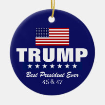 DONALD TRUMP 2020 CHRISTMAS ORNAMENT