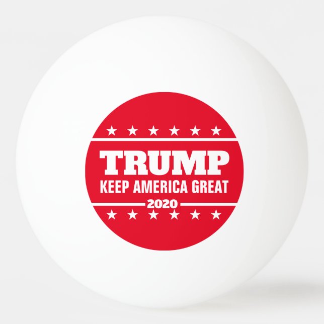 Donald Trump 2020 election Keep America Great Ping Pong Ball (Front)