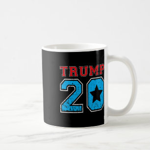 Donald Trump 2020 Election Vintage Football Jersey Coffee Mug