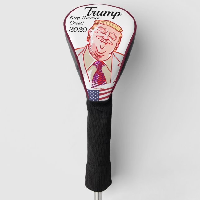 Donald Trump - 2020 - Keep America Great! Golf Head Cover (Front)