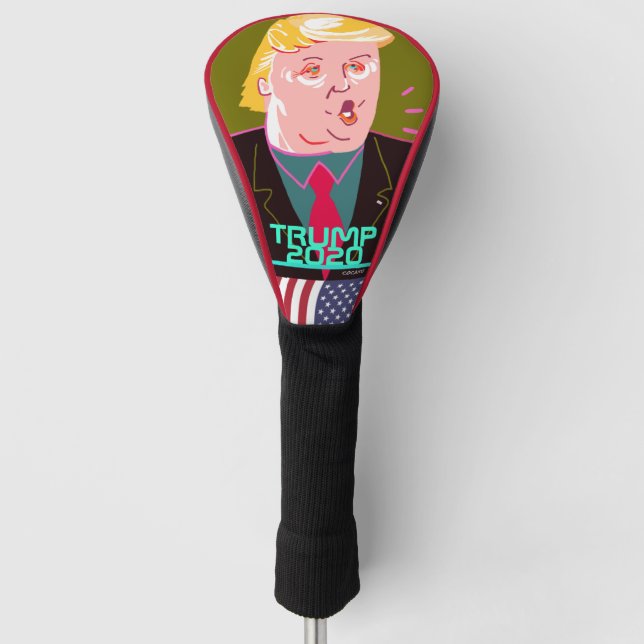 Donald Trump . 2020 presidential election Golf Head Cover (Front)