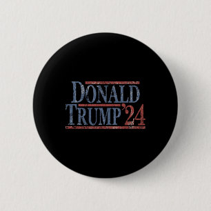 Donald Trump 2024 6 Cm Round Badge
