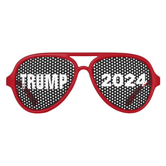 DONALD TRUMP 2024 AVIATOR SUNGLASSES  (Front)
