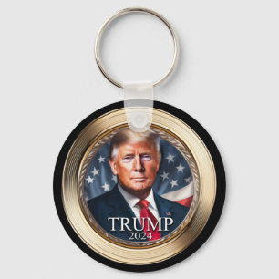 Donald Trump 2024 Campaign Collectible Key Ring