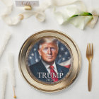 Donald Trump 2024 Campaign Novelty Paper Plate