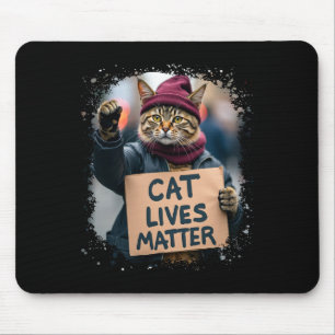 Donald Trump 2024 Cats Take America Back Retro Vin Mouse Pad