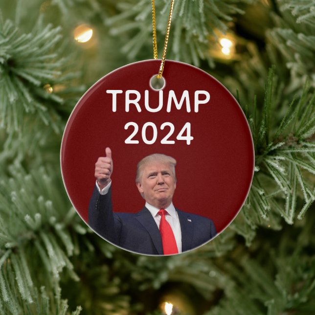 Donald Trump 2024  Ceramic Ornament (Tree)