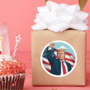Donald Trump 2024 Classic Round Sticker