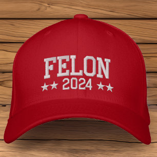 Donald Trump 2024 Convicted Felon  Embroidered Hat