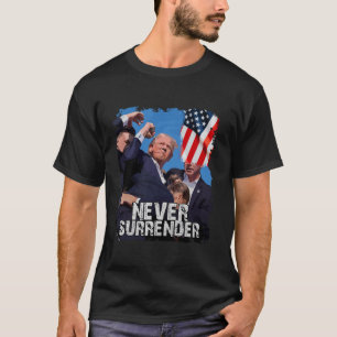 Donald Trump 2024 Fight American US Flag Election  T-Shirt
