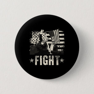 Donald Trump 2024 Fight Fight Fight Donald Trump F 6 Cm Round Badge