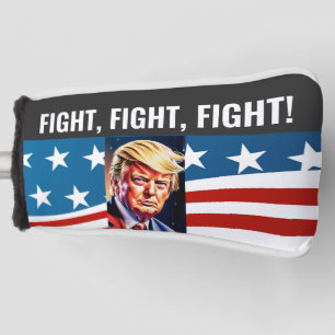 DONALD TRUMP 2024 FIGHT, FIGHT FIGHT  GOLF HEAD COVER