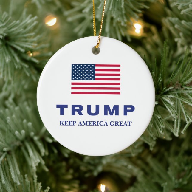 Donald Trump 2024 Gift  Ceramic Ornament (Tree)