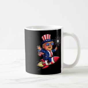 Donald Trump 2024 Happy 4th Of July Trump Coffee Mug