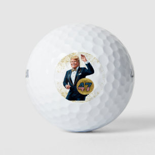 Donald Trump 2024 Presidential 47 Winner Golf Balls