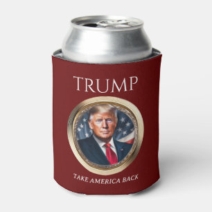 Donald Trump 2024 Republican Red Collectable Can Cooler