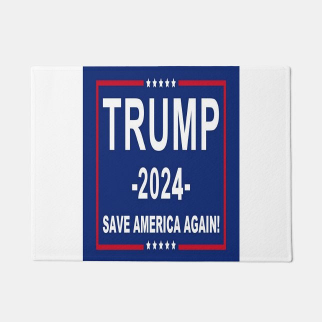 Donald Trump 2024 Save America Again Doormat (Front)