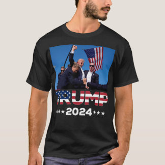 Donald Trump 2024 Survived Shot At Election Rally T-Shirt