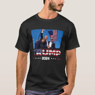 Donald Trump 2024 Survived Shot At Election Rally T-Shirt