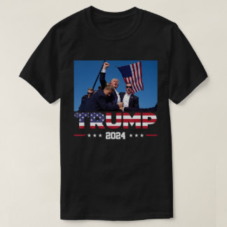 Donald Trump 2024 Survived Shot At Election Rally T-Shirt