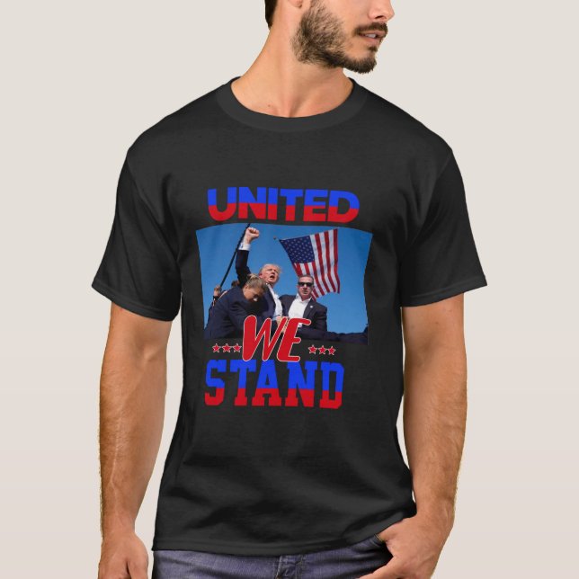 Donald Trump 2024 Survived Shot At Election Rally  T-Shirt (Front)