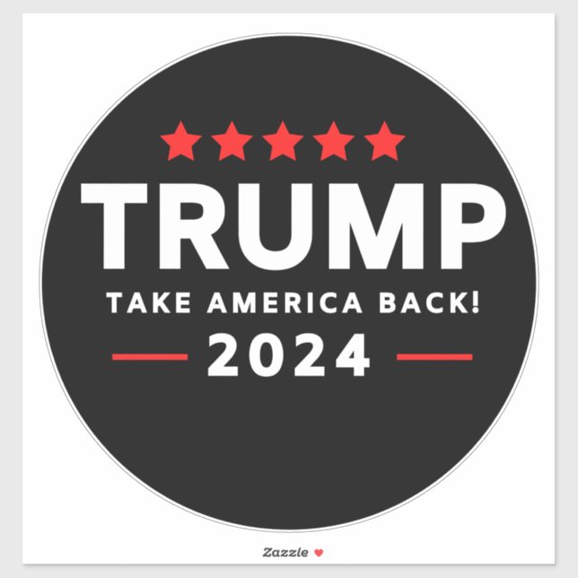 Donald Trump 2024 Take America Back  (Sheet)