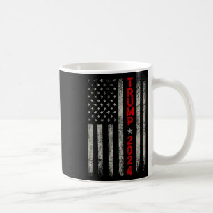 Donald Trump 2024 Take America Back American Flag Coffee Mug