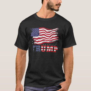 DONALD TRUMP 2024 Take America Back American Flag T-Shirt