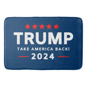 Donald Trump 2024 Take America Back Bath Mat