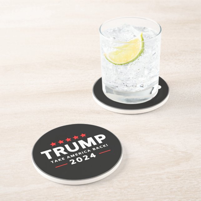 Donald Trump 2024 Take America Back  Coaster (Side)