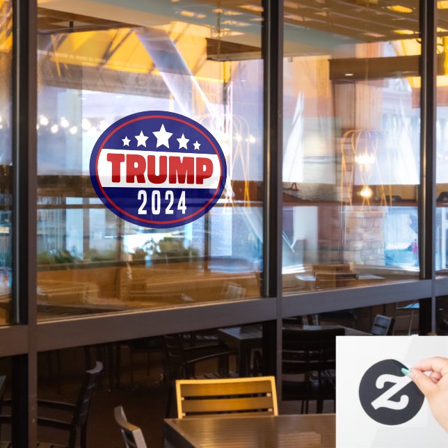 Donald Trump 2024 Take America Back Election (Restaurant Window)