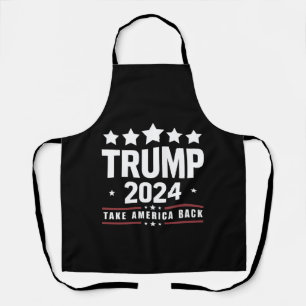 Donald Trump 2024 Take America Back Election Apron