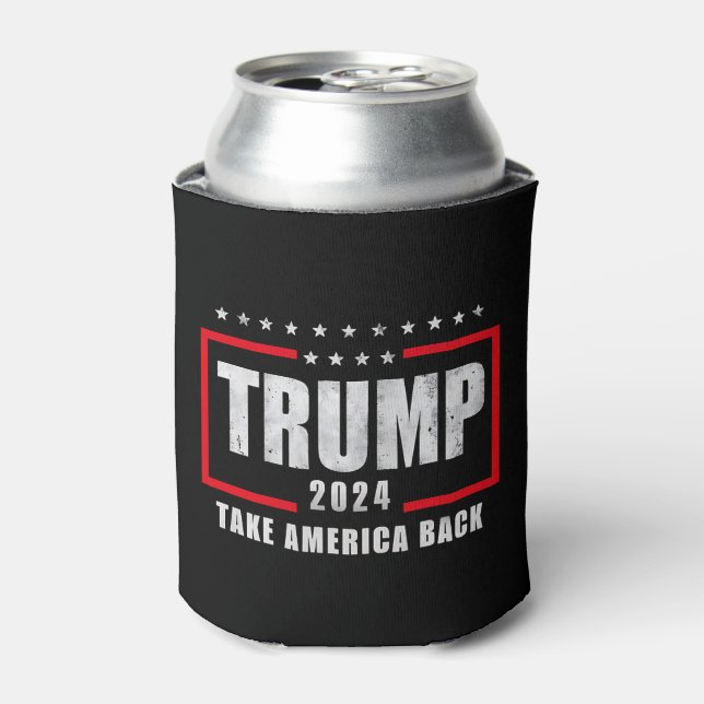 Donald Trump 2024 Take America Back Election Can Cooler (Can Front)