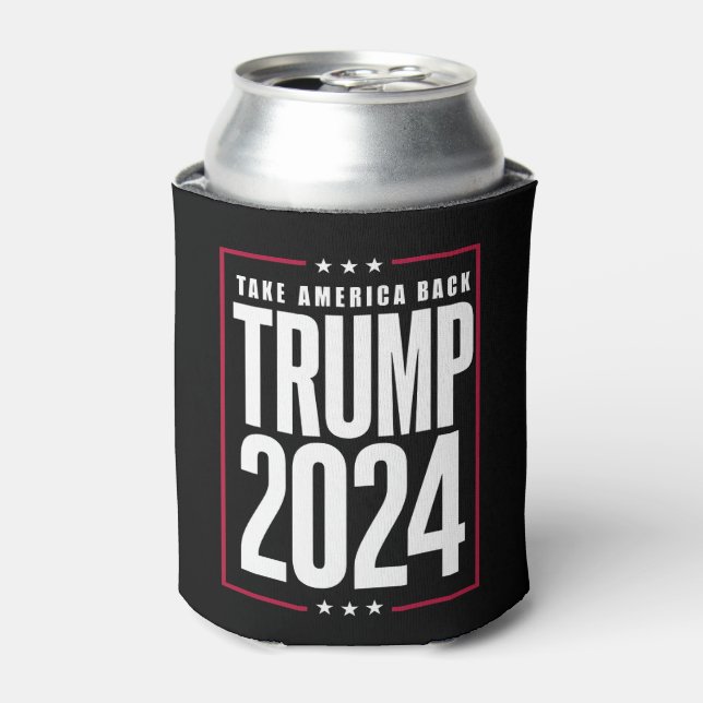 Donald Trump 2024 Take America Back Election Can Cooler (Can Front)