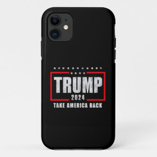 Donald Trump 2024 Take America Back Election iPhone 11 Case