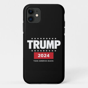 Donald Trump 2024 Take America Back Election  iPhone 11 Case