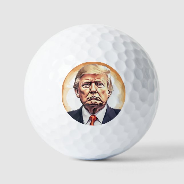 Donald Trump 2024 Take America Back Election  Golf Balls (Front)