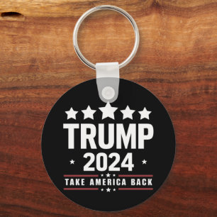 Donald Trump 2024 Take America Back Election Key Ring